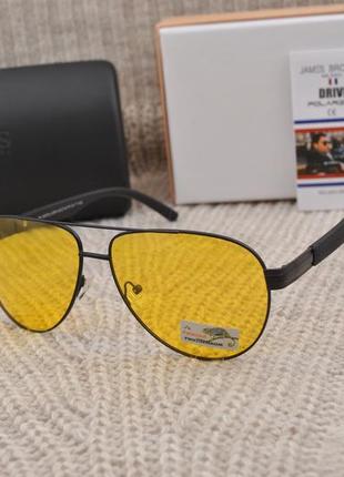 Фотохромные солнцезащитные мужские очки james browne хамелеон с поляризацией 2 в 12 фото