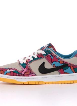 Кроссовки nike parra x parra dunk low sb "abstract art" sneakers