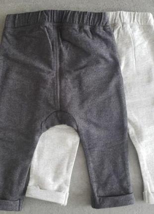 Стильні злегка утеплені штани next.розмір 74.3 фото