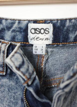 Джинсовые шорты на высокой посадке asos3 фото