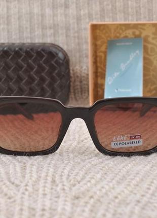 Красивые женские узкие солнцезащитные очки leke polarized5 фото