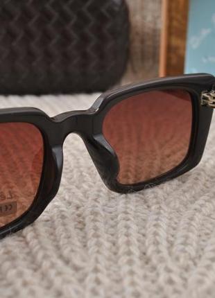 Красивые женские узкие солнцезащитные очки leke polarized6 фото