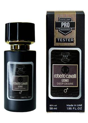 Парфюм,парфюмированная вода roberto cavalli uom deep desire 58 мл, мужской