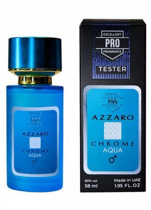 Парфюм,парфюмированная вода azzaro chrome aqua 58 мл, мужской