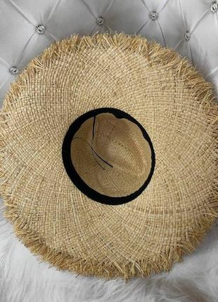 Летняя широкополая шляпа федора3 фото