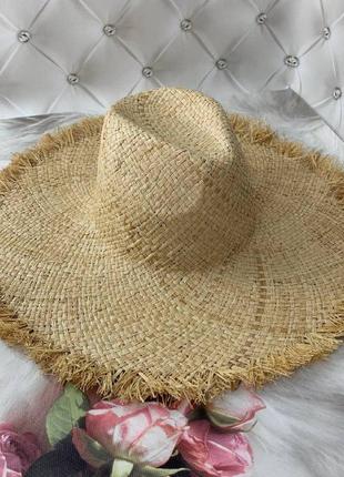 Літній широкополий капелюх федора7 фото