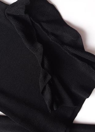 Zara кюлоты черные классические9 фото