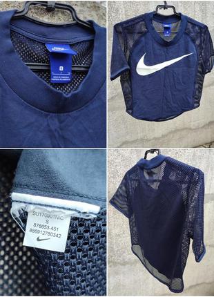 Топ/ футболка nike nsw top crop кроп топ с сеткой для зала для занятий спортом для бега для спортзала6 фото