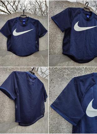 Топ/ футболка nike nsw top crop кроп топ с сеткой для зала для занятий спортом для бега для спортзала5 фото