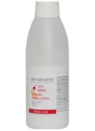 Крем-окислювач 12% spa master cream developer 40 vol