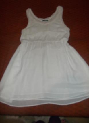 Біле плаття на підкладці samsоe & samsоe