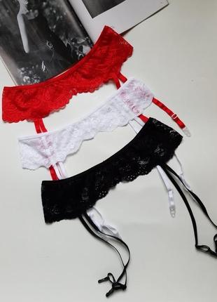 Кружевной пояс до чулок oro италия