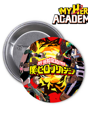 Значок аниме anime manga my hero academia моя геройская академия