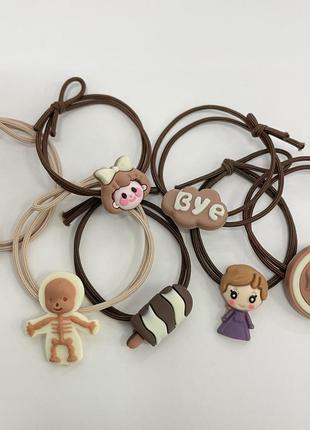 Детские резинки для волос, аксесуары для волос, эластичные резинки для девочек,...