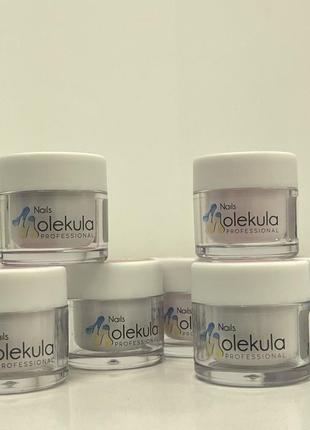 Гель для нігтів, гель для нарощування, molekula універсальний гель professional gel nails molekula 15ml