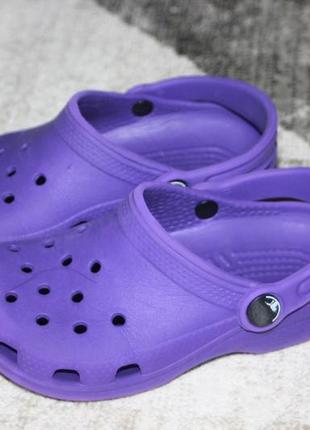 Фіолетові крокси crocs оригінал розмір 10-11