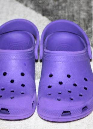 Фиолетовые кроксы crocs оригинал размер 10-113 фото