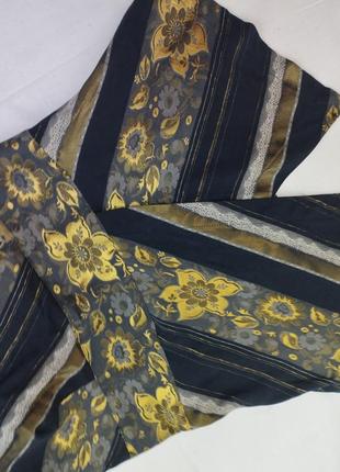 Кофта блузка топ жилетка золотая синяя на завязках next5 фото