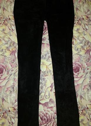 Велюрові чорні штани guess