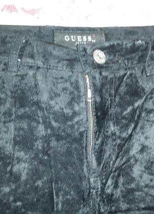 Велюровые черные брюки guess2 фото