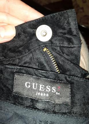 Велюровые черные брюки guess3 фото