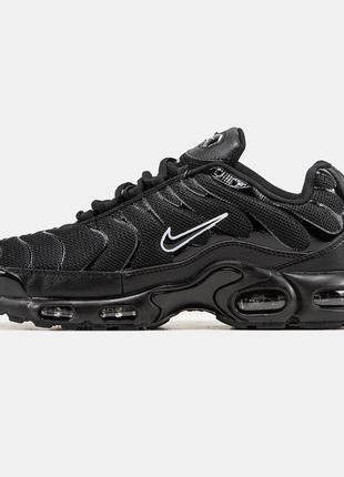 Чоловічі кросівки nike air max tn plus black white 40-41-42-43-44-45