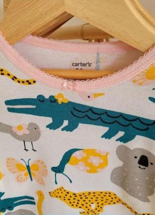 Carter' s коттоновые комплектики пижамки идут в утяжеленке6 фото