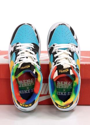 Кроссовки женские nike dunk low sb ben & jerry's chunky dunky8 фото