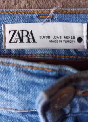 Джинсы, рваные, zara5 фото