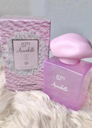 The city spirit annabelle prive collection рожева свіжа фруктова квіткова жіноча парфумована вода (духи парфум для жінок)