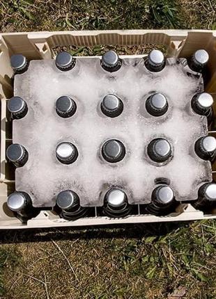 Охолоджувач eisblock для ящика пива 0,5 л. охолодження пивних ящиків пляшок напоїв форма для льоду формочки акумулятор холоду ernesto prpco jysk zara2 фото