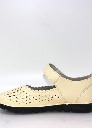 Туфли 111544 летние с перфорацией, сандалии, босоножки3 фото