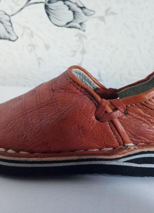 Пинетки кожа