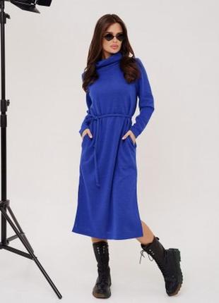 Платье для женщин цвет синий fi_005477