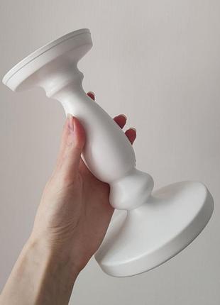 Подсвечник белый