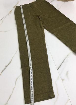 Кашемировый легкий костюмчик в стиле chanel, цвета хаки, р.м2 фото
