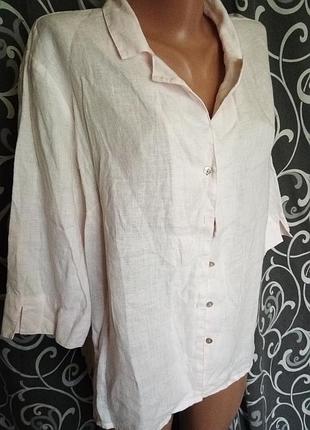 Рубашка рукава 3/4 100%лен