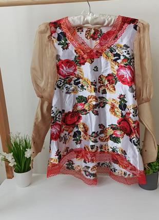 Туніка, сарафан для танців. костюм для виступу 8-10 років