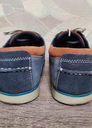 Мужские кожаные мокасины, топсайдеры clarks size 423 фото