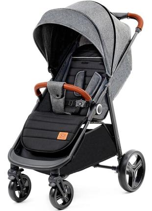 Прогулочная коляска kinderkraft grande plus grey (ksgran00gry0000)