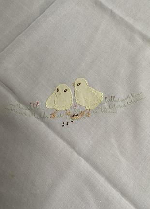 Пасхальний декор корзинки скатертина кролик яйце