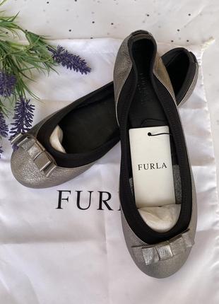 Кожаные балетки фурла furla 36,51 фото