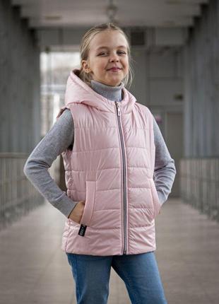 Жилет для девочек,  размеры на рост 128-152