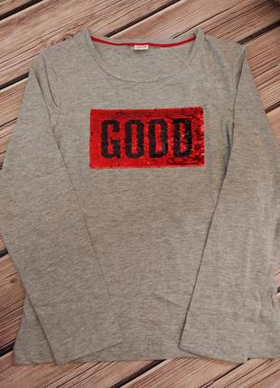 Реглан для дівчинки з паєтками hip&hopps