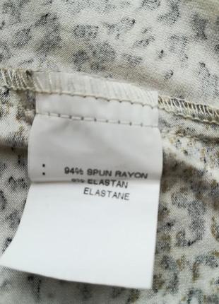 445.практична блузка в принт з якісного матеріалу італійського бренду gabrielle la camicia.7 фото