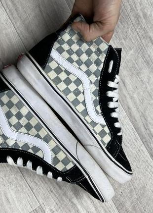 Vans высокие кеды оригинал 42 размер кожаные замш7 фото