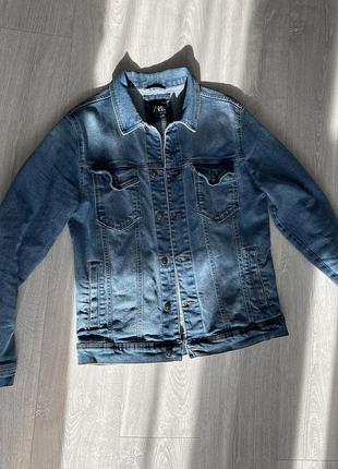 Куртка джинсовка zara джинсова