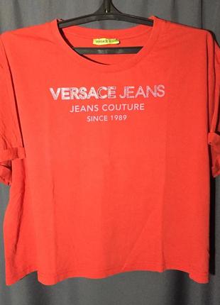 Укорочена футболка versace