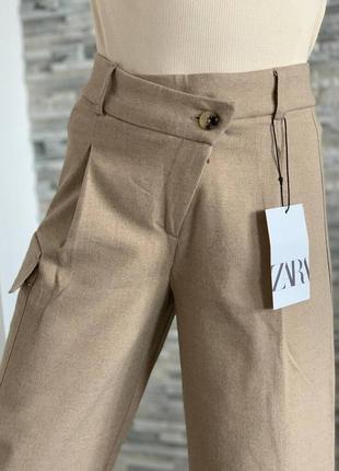 Детские брюки карго на девочку фирмы zara/ штаны для девочки зара/9 фото