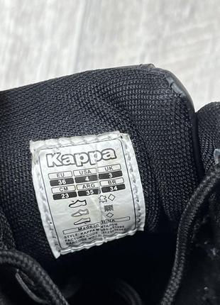 Kappa кроссовки оригинал 36 размер черные7 фото